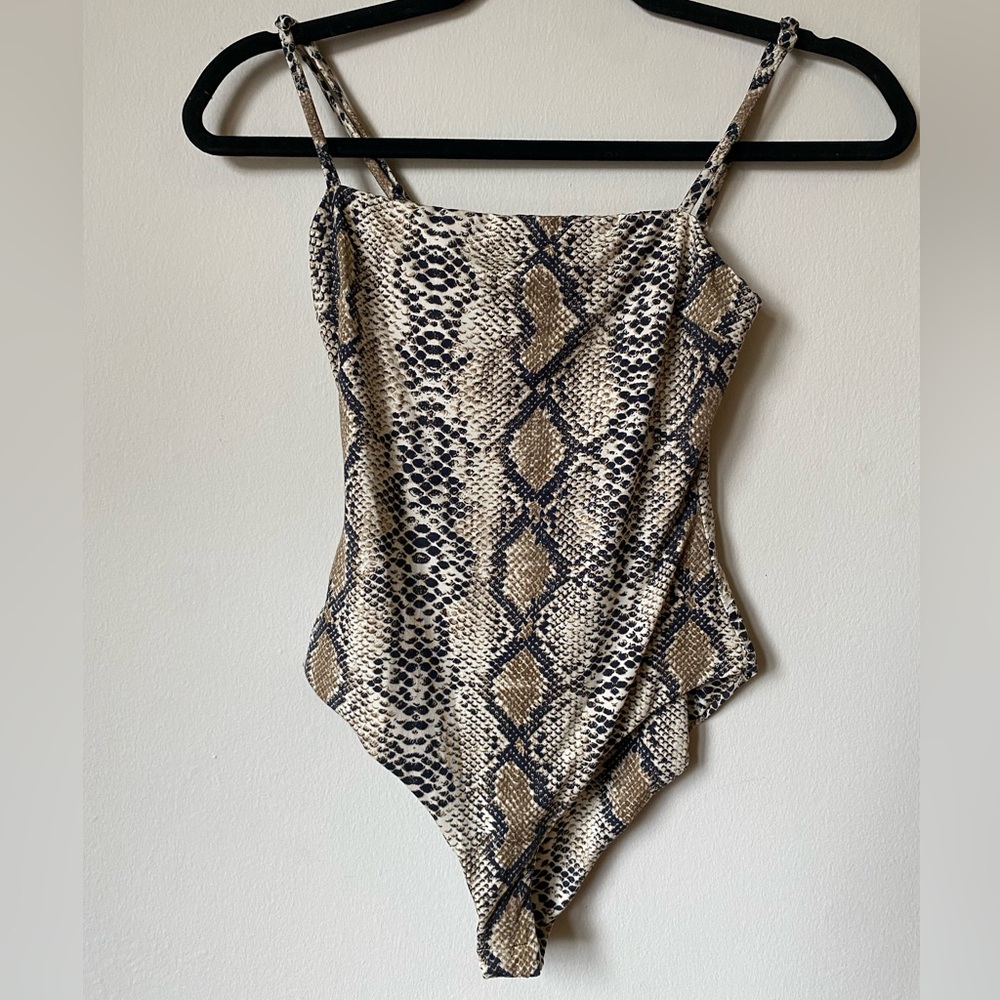 snakeskin bodysuit